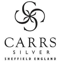 Carrs Sterling Silver Feature Hallmark Oval Post Cufflinks CUFF/F